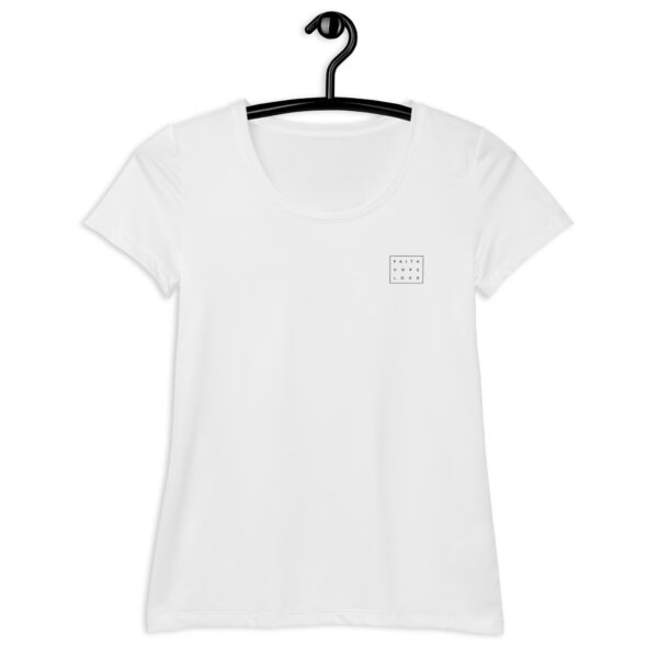 All-Over Print Women's Athletic T-shirt - Image 2